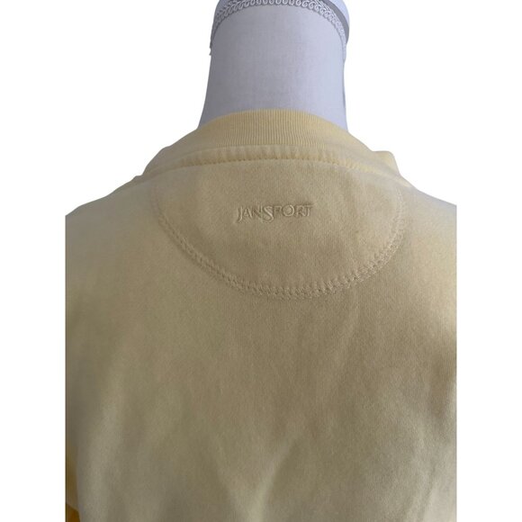 JANSPORT Perdue University Butter Yellow Crewneck Sweatshirt Size Small - Picture 7 of 8